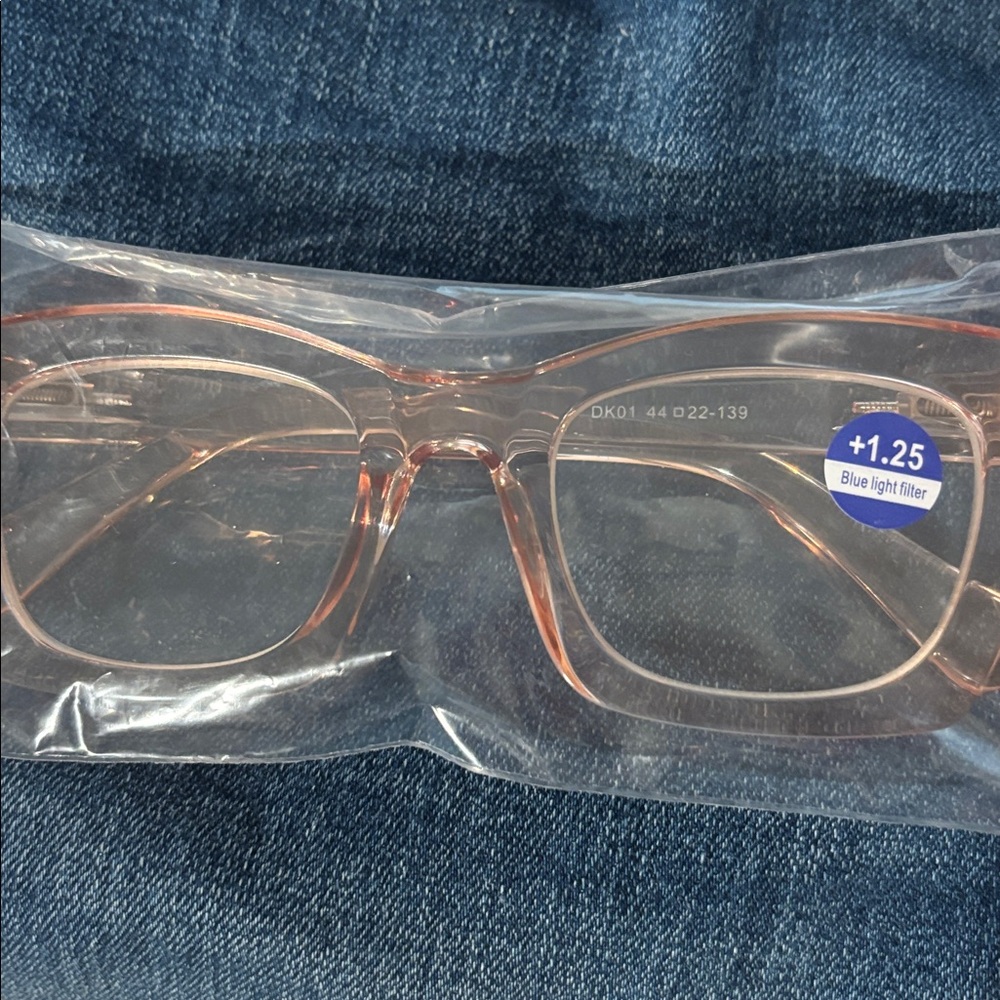 Blue light readers +1.25 new in package aging eyes read easily menus small print - Picture 10 of 12